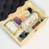 Crystal Gemstone Rock Specimens With 7 Chakras Tumble Stone Set Box For Home Decoration And Gifts