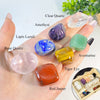 Crystal Gemstone Rock Specimens With 7 Chakras Tumble Stone Set Box For Home Decoration And Gifts