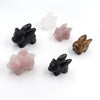 Natural Quartz Crystal Carved Animal Home Decor Gift Flying Pig