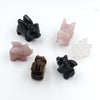 Natural Quartz Crystal Carved Animal Home Decor Gift Flying Pig