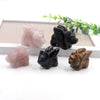 Natural Quartz Crystal Carved Animal Home Decor Gift Flying Pig