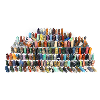 Wholesale Natural Crystals Point Rose Quartz Tower Amethyst Healing Crystal