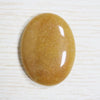 Undrilled oval natural topaz beads for jewelry making