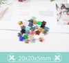 Charms Hand Carved 20mm Small Natural Star Stone Reiki Healing crystals Stars for Home Decoration