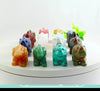 1.5inch Natural gemstone animal carving crystal elephant figurines elephant statue small stone crafts