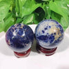 Natural crystal ball sphere blue sodalite crystal spheres for healing