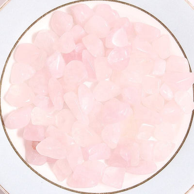 Natural Pink Crystal Stones Rose Quartz Ground Bulk Minerals
