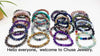 Wholesale 8mm beads crystal chakra bracelet custom gemstone bracelet