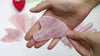 Natural Crystal Rose Quartz Jade Gua Sha Facial Body Massage Tool