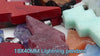 Natural healing crystal men jewelry pendant necklace lightning stone pendant charms for jewelry making