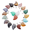 Natural Quartz Crystal Gemstone Bead Pendant Healing Crystal Heart Stone Pendant Bulk Charms For Jewelry Making