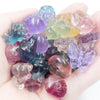 Mixed Animals Plants Bulk Natural Rainbow Fluorite Craft Crystal Carvings