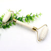 Natural Green Xiuyan Jade Facial Massage Scraping Tool Roller with Teeth