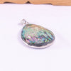 Natural Abalone Shell Water Drop Necklace Pendant Women Jewelry Gift