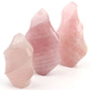 Natural carved rose quartz free from crystal flame for crystal craft