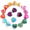 Dragon Stripe Agate Beads Healing Gemstone Crystal Heart Stone Crystal