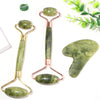 Natural Jade Massage Tools Set Green Jade Massage Tools Facial Beauty