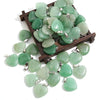 20mm Natural Crystal Heart Shape Green Aventurine Pendant Charms Stone Pendant for Jewelry Making