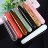 11 cm Natural Jade Scraping Massage Stick SPA Massage Crystal Stone Stick