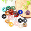 Wholesale 4x10mm Natural Crystal Gemstone Loose Bead Round Shape Big Hole Stone Beads for Jewelry Making