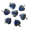 Wholesale Fashion Natural Lapis Lazuli Love Heart Stone Pendants for DIY Jewelry making 20mm