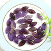 11x23mm Natural Amethyst Marquise Flat Back Stone Carved Cabochon