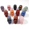 1inch Natural Healing Gemstone Crystal Carved Custom Decorastive Resin Skulls Head for Home Decoration Carving Crafts