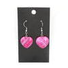 Gemstone Pendant Agate Custom Handmade Heart Crystal Jewelry Earrings