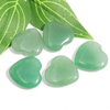 20mm Natural crystal green aventurine heart gemstone stone mini heart crystals healing stones for jewelry making