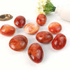 Spiritual Healing Energy Stone Crystal Carnelian Palm Stone For Home Office Decor Gift