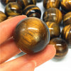 Natural Healing Quartz Crystal Ball Feng Shui Small Tiger Eye Stone