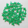 Natural crystal gemstone jade cross pendant for jewelry making 18x25mm