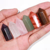 Small Natural Stones Crystal Point Tower Rssorted Healing Crystal Quartz Wand Point Stone Crafts Home Decoration