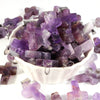 Fashion Natural Amethyst Cross Pendant For Jewelry Making 18x25mm