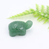 Natural Crystal Healing Stone Mini Turtle Statue