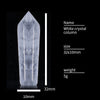 Crystals Wholesale Bulk Natural Healing Stone Tower Point Gemstone Clear White Quartz Point Crystal hexagonal column