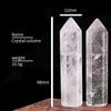 Healing Stone White Quartz Tower Wand Crystal Hexagon Pillar Ornament