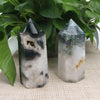 Natural Moss Agate Wands Crystals Minerals Healing Crystals Tapestries