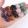 Wholesale high quality gemstone rose quartz amethyst tumbled stone 100 g each bag of crystal tumbles