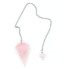 Natural Crystal Hexagonal Pendant Necklace for Jewelry Making