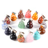 Pendant various crystal gourd shape natural stone for jewelry making