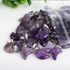 Moon Shape Natural Amethyst Pendant For DIY Jewelry Making