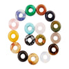 Wholesale 4x10mm Natural Crystal Gemstone Loose Bead Round Shape Big Hole Stone Beads for Jewelry Making