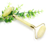 Natural Green Xiuyan Jade Facial Massage Scraping Tool Roller with Teeth