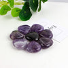 25mm Charm Natural Amethyst Heart Healing Crystal Gemstone