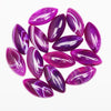 Red Striped Agate Marquise Cabochon Beads For Jewelry Making 20*40mm