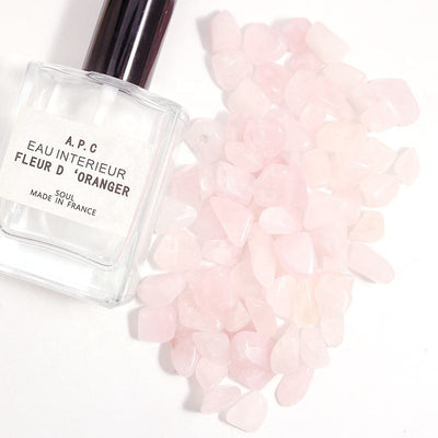 Natural Pink Crystal Stones Rose Quartz Ground Bulk Minerals