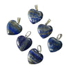 Wholesale Fashion Natural Lapis Lazuli Love Heart Stone Pendants for DIY Jewelry making 20mm