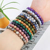 Fashion jewelry natural crystal gemstone bracelet women men chakra healing beaded bracelets