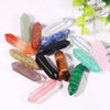 Charms Natural Stone Crystals Healing Stones No Hole Hexagonal Crystal Point charms for jewelry making